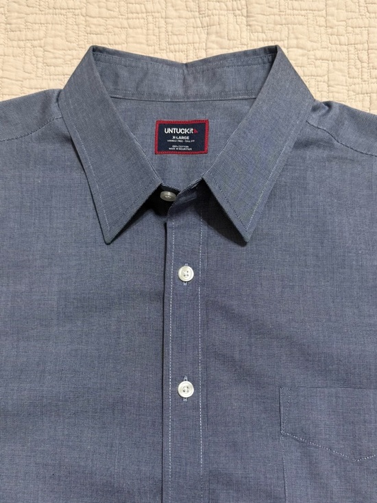 UNTUCKit Other - Untuckit Wrinkle Free Long Sleeve Button Up Shirt Men's Size XL Tall 35451